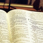 Bible On Podium